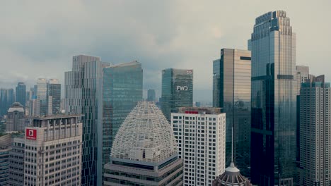 Wide-Shot-of-Tall-Buildings-in-Jakarta-