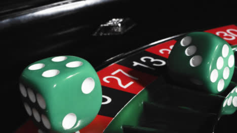 Close-Up-of-Spinning-Roulette-with-Dice
