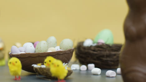 Tracking-Shot-of-Easter-Confectionary
