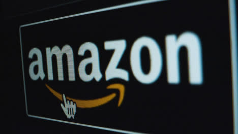 Close-Up-of-Clicking-On-Amazon-Logo