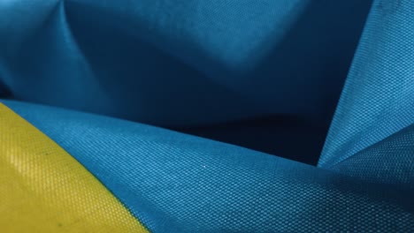 Tracking-Shot-of-a-Ruffled-Ukrainian-Flag