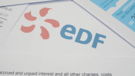 Close-Up-Of-Overdue-Energy-Bill-For-EDF-Rise-In-Cost-Of-Living-Editorial