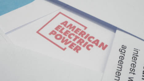 Close-Up-Of-American-Electric-Power-Energy-Bill-Rise-In-Cost-Of-Living-Editorial
