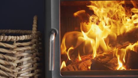 Close-Up-Flames-From-Fire-Made-From-Logs-In-Wood-Burning-Stove-At-Home-9