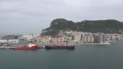 Gibraltar-City-And-Docks-Below-Rock-Of-Gibraltar