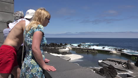 Madeira-North-Shore-Lava-Rock-Pools-With-Tourists