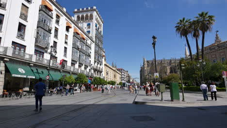 Sevilla-Straßenszene