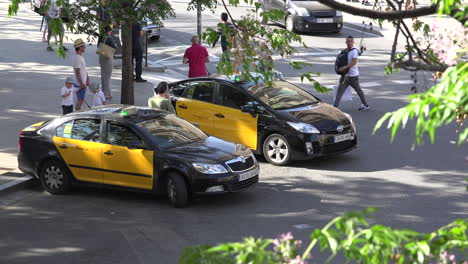 Taxis-Barcelona-España