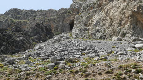 Grecia-Creta-Kourtaliotiko-Gorge-Rock-Slide