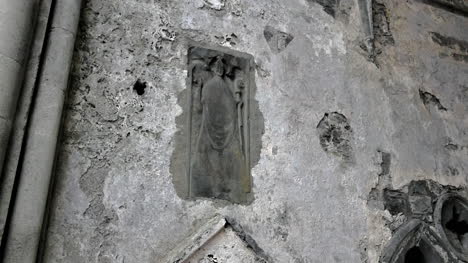 Ireland-Corcomroe-Abbey-Carved-Figure-In-Wall