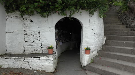 Ireland-County-Clare-Entry-Door-To-St-Brigids-Holy-Well-