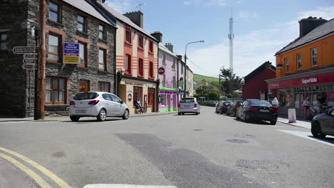 Ireland-Dingle-Street-Scene-With-Bicycle-And-Motorcycle