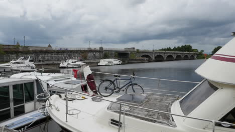 Ireland-County-Offaly-Boats-Moored-In-The-Shannon-River
