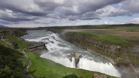 Iceland-Gullfoss-Waterfall-Overview