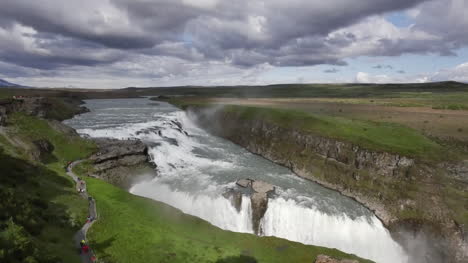 Iceland-Gullfoss-Waterfall-With-Path
