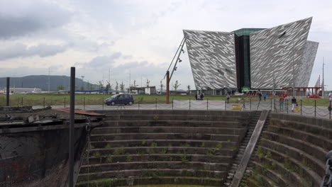 Northern-Ireland-Belfast-Dry-Dock-With-Titanic-Museum