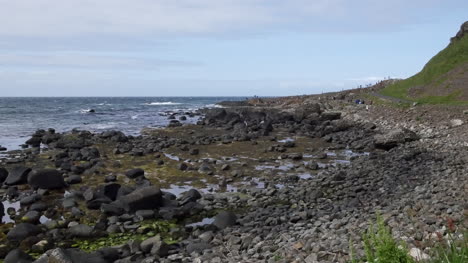 Northern-Ireland-Giants-Causeway-Pebble-Beach-And-Distant-View