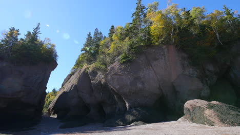 Canada-New-Brunswick-Hopewell-Rocks-Cliffs-With-Spots