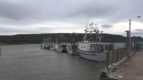 Canada-Nova-Scotia-Boats-By-A-Dock-Zoom-In