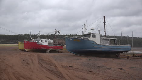 Canada-Nova-Scotia-Boats-On-Sand