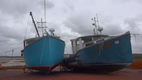 Canada-Nova-Scotia-Two-Boats-On-A-Cloudy-Day
