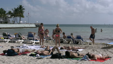 Florida-Key-West-Southern-Most-Beach-Sunbathers