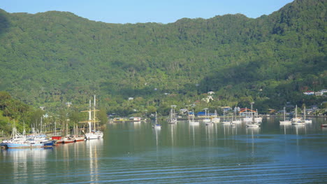 Amerikanisch-Samoa-Pago-Pago-Segelboote-Im-Hafen