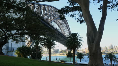 Australia-Sydney-Harbor-Bridge-From-A-Park
