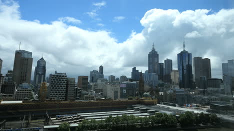 Australia-Melbourne-Skyline-And-Clouds-Looming-Above