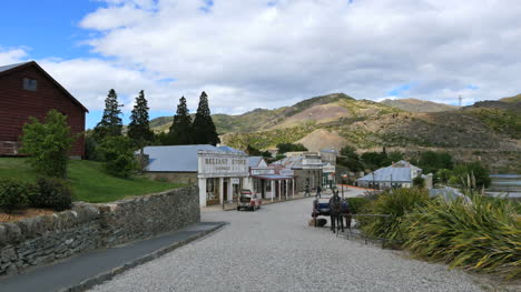 Neuseeland-Alte-Cromwell-Stadt-Pfad-Runter-Zoomen