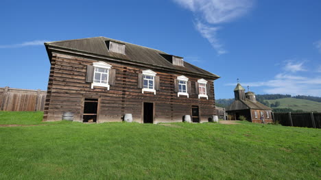 California-Fort-Ross-Russian-Fur-Trading-Building-And-Church