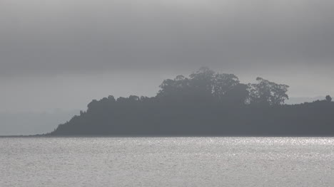 Chile-Mist-Over-Island-In-Lake-Llanquihue
