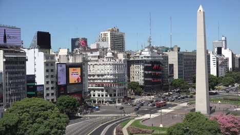 Argentina-Buenos-Aires-Obelisco-Se-Encuentra-En-La-Avenida-9-De-Julio