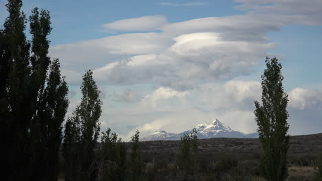 Argentina-Patagonia-Mountain-Beyond-Trees