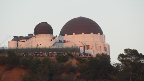 Kalifornien-Los-Angeles-Observatorium-Mit-Menschen