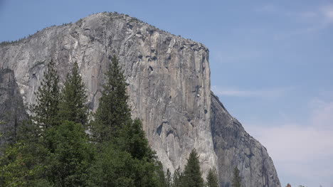 Kalifornien-Yosemite-El-Capitan-Und-Blauer-Himmel