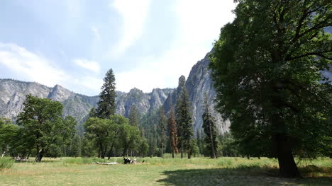 Kalifornien-Yosemite-Rock-Ridge-Und-Valley