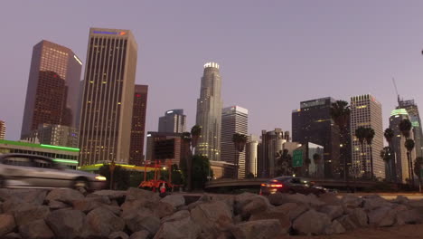 Los-Angeles-Mit-Blick-Auf-Die-Skyline