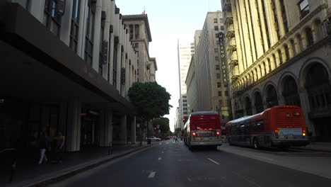 Los-Angeles-Passing-A-Bus-Downtown