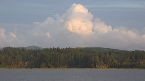 Washington-Silver-Lake-Evening-Cumulus-Cloud-Time-Lapse