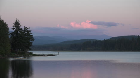 Washington-Silver-Lake-Abendlicht