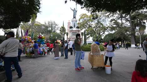 Mexico-Dolores-Hidalgo-Activity-In-Plaza