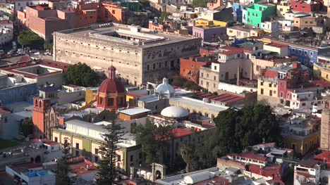 Mexico-Guanajuato-Fortress-And-Red-Dome-Church