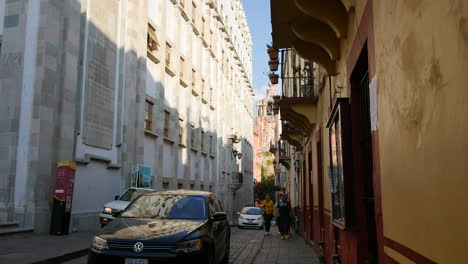 Mexico-Guanajuato-Looking-Down-Narrow-Street