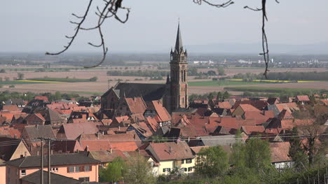 France-Alsace-View-Of-Dambach-Zoom-Out