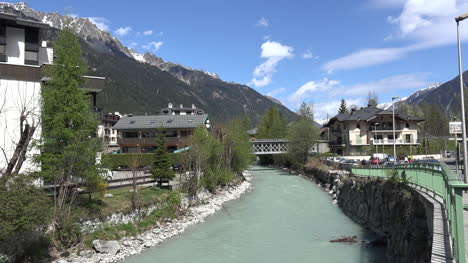 France-Chamonix-View-Of-River