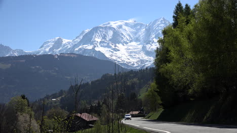 Frankreich-Mont-Blanc-Jenseits-Der-Autobahn