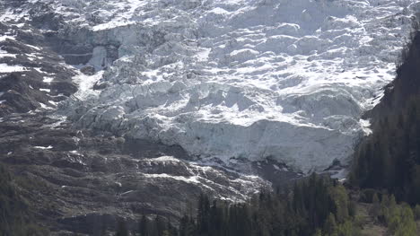 Frankreich-Mont-Blanc-Gletscherschnauze
