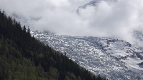 Frankreich-Mont-Blanc-Oberfläche-Des-Gletschers