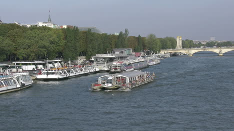 Paris-Seine-with-glass-sided-excursion-boat